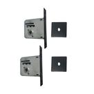 Trava de Segurança Tetra Chave Auxiliar 601 Roseta Quadrada 529 Preto 40mm Par Haga Trava de Segurança Tetra Chave Auxiliar 601 Roseta Quadrada 529 Preto 40mm Par Haga