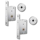 Trava De Segurança Tetra Stam 1001 Dupla Inox Cromado Trava De Segurança Tetra Stam 1001 Dupla Inox Cromado