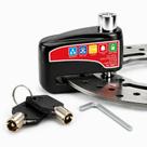 Trava Disco Cadeado com Alarme Sonoro Freio a Disco Moto/Pratiarejo