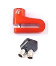 Trava Disco Freio Anti Furto Moto Universal Cadeado Laranja Trava Disco Freio Anti Furto Moto Universal Cadeado Laranja