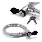Trava Estepe Cabo Cadeado Aço Hilux Frontier Crosfox Triton