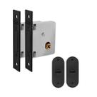 Trava Fechadura Lockwell 925/2 Preta 48mm