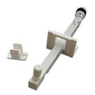 Trava haste janela basculante vidro alvenaria branca 20cm