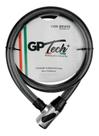Trava Moto Cadeado Antifurto Gp Tech Cabo Aco 25x1,50m