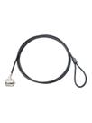 Trava Para Notebook C3Tech Cs-30 Com Chave 1,8 Metros Preto