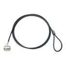 Trava para Notebook CS-30 com Chave Tubular Cabo de Aço 1,8M Preto C3tech