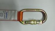 Trava queda inox top 7102 c/abs para corda conector oval top cintos