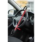 Trava volante pedal segurança carro universal vermelha