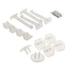 Travas de segurança e tampas de tomada Dreambaby White