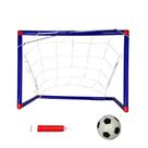 Trave de Futebol Brinquedo com Bola - Azul Trave de Futebol Brinquedo com Bola - Azul