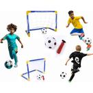 Trave de Futebol Brinquedo Infantil Azul com Bola e Bomba de Ar Esporte Criança Diversão e Jogo Trave de Futebol Brinquedo Infantil Azul com Bola e Bomba de Ar Esporte Criança Diversão e Jogo