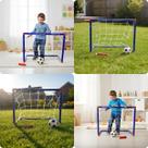 Trave Futebol Infantil Brinquedo Bolinha Divertido Educativo Golzinho para Quintal Crianças Esporte Prático Presente Azul Trave Futebol Infantil Brinquedo Bolinha Divertido Educativo Golzinho para Quintal Crianças Esporte Prático Presente Azul