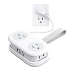 Travel Power Strip ORICO 4 tomadas 3 portas USB 1 USB C 4 pés