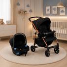 Travel System Burigotto Rio 22: Carrinho 22kg + Bebê Conforto Materna 0-13kg Travel System Burigotto Rio 22: Carrinho 22kg + Bebê Conforto Materna 0-13kg