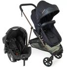Travel System Galzerano Carrinho de Bebê Napoli 1449 Preto e Cobre Travel System Galzerano Carrinho de Bebê Napoli 1449 Preto e Cobre