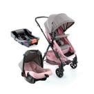 Travel System Poppy 3.0 Trio Cosco - Rosa Mescla