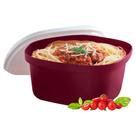 Travessa actualité quadrada marsala da tupperware