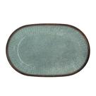 Travessa Bandeja De Cerâmica Para Servir Síria Verde 22x34cm Alleanza