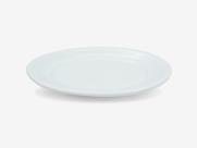 Travessa Bandeja Rasa 26cm Porcelana Branca