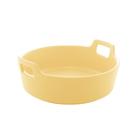 Travessa Cerâmica Nórdica Amarela Matt 22x9cm Bon Gourmet