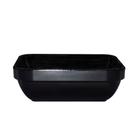 Travessa cheff 250 ml 11x11 cm pp - preta