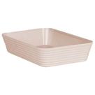 Travessa Com Friso Retangular LE CHEF 27,5x19x6Cm Creme 1877 PARAMOUNT