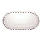 Travessa Cristal de Chumbo Oval Pearl 24x12x2cm
