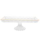 Travessa cristal deli diamond fio ouro c-pé lyor Travessa cristal deli diamond fio ouro c-pé lyor