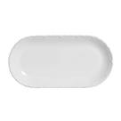 Travessa De Cerâmica Branca Oval Rasa Scalla 3,539,527,5cm Travessa De Cerâmica Branca Oval Rasa Scalla 3,539,527,5cm