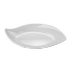 Travessa De Melamina Folha Servir 25cm Aparência Porcelana