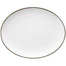 Travessa De Porcelana Flamingo Sofia Branco Com Dourado Oxford Travessa De Porcelana Flamingo Sofia Branco Com Dourado Oxford