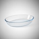 Travessa De Vidro Oval 1,5 Litros Assadeira Servir Elite Travessa De Vidro Oval 1,5 Litros Assadeira Servir Elite