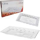 Travessa de vidro retangular dubiln 30x15,5cm na caixa - LYOR Travessa de vidro retangular dubiln 30x15,5cm na caixa - LYOR
