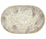Travessa Dry Leaves 34cm em Cerâmica Alleanza