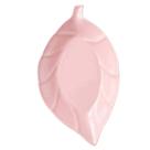 Travessa Escultural De Cerâmica Folha Tropical Centro de Mesa Premium 44cm