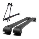 Travessa Larga Rack De Teto T-cross + Suporte Transbike Bike