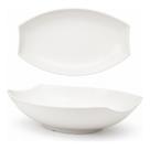 Travessa Oval 41x27cm Melamina 3l Branca Saladeira Reforçada