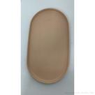 Travessa Oval Bambu PP Lines Cinza 30,5cm 220838 Lyor Travessa Oval Bambu PP Lines Cinza 30,5cm 220838 Lyor