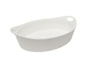 Travessa Oval Canelada 960ml Melamina Bestfer 24cm