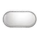 Travessa Oval De Cristal Oval Pearl 24cm Quitutes Biscoitos