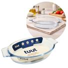 Travessa Oval em Vidro Borossilicato Premium com Alças 780ml Forno e Micro-ondas Travessa Oval em Vidro Borossilicato Premium com Alças 780ml Forno e Micro-ondas