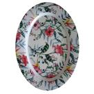 Travessa Oval Garden 30,5x26cm Melamina Saldão. Travessa Oval Garden 30,5x26cm Melamina Saldão.