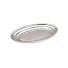 Travessa Oval Inox Rasa 30cm