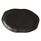 Travessa Oval Média Rasa Bio Preto Matte 20x30cm 1483173901 - Porto Brasil