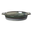 Travessa oval Mist em cerâmica 1,95L 35x21x6,5 verde Vai ao Forno Resistente