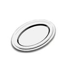 Travessa Oval Rasa em Aço Inox 30 cm - Hercules