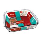 Travessa Quadrada de Vidro 1,1 Litros Marinex