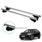 Travessa Rack de Teto Volkswagen Nivus Kiussi Belluno 120cm 70kg Prata