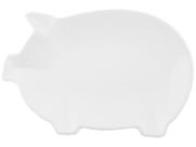 Travessa Rasa Pequena Pig Ceramica