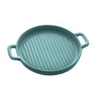 Travessa Redonda Porcelana Canelada Nordica Matt Menta 23cm